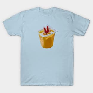 Sticking the head into orange juice T-Shirt